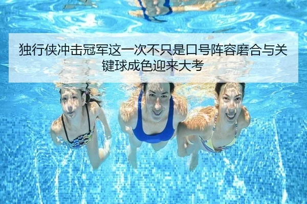 独行侠冲击冠军这一次不只是口号阵容磨合与关键球成色迎来大考